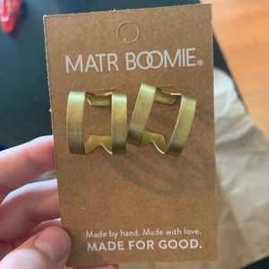 Matr Boomie Gold Hoops
